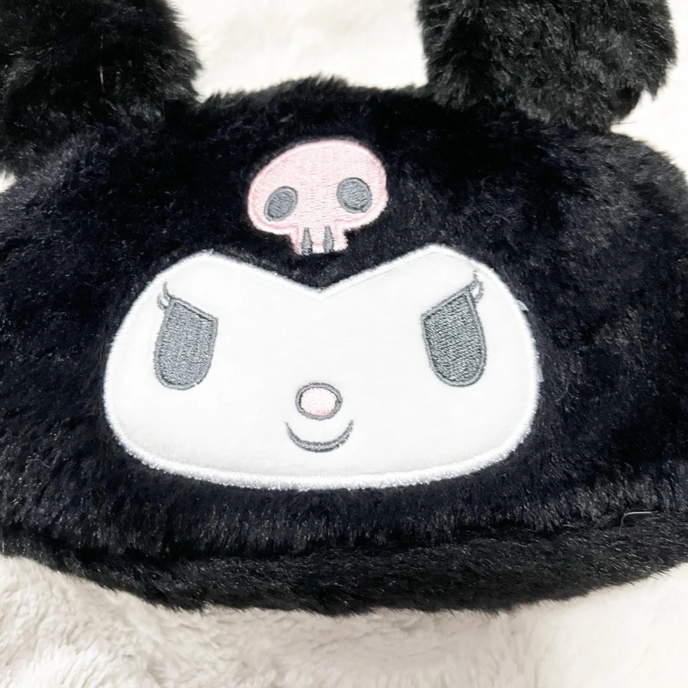 Sanrio Kuromi Black Plush Pencil Case